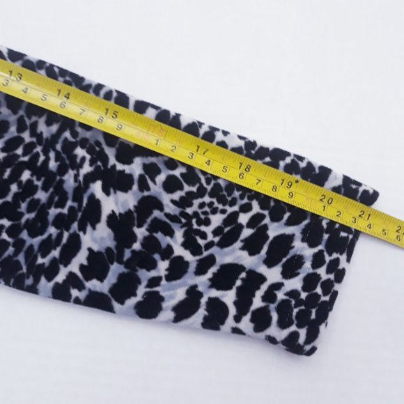 Jason Maxwell Velvet Leopard Button Down Tunic - Picture 5 of 7